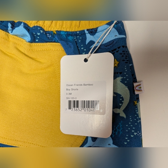 NWT Emerson and Friends 0-3 Months Boy Shorts Ocean Friends - Picture 3 of 6